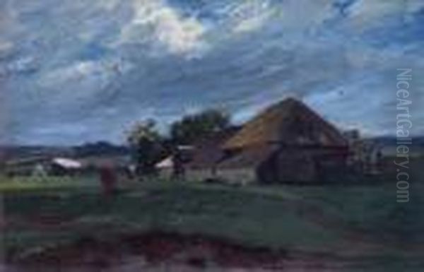 Rural Landscape With Cattle - view 1