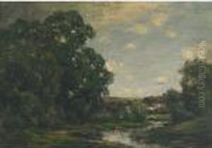 Landscape And Stream by Jose Weiss