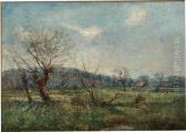 Impressionistic Spring Landscape - view 1