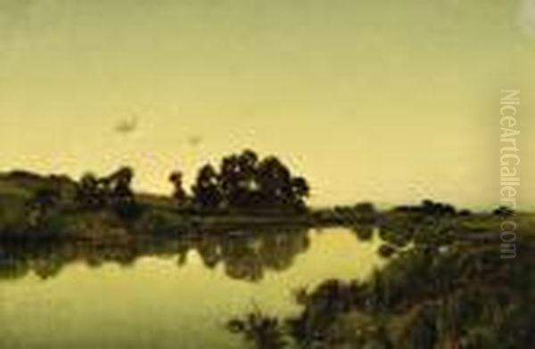 Fishing At Dawn - view 1