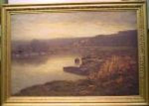River At Sunset