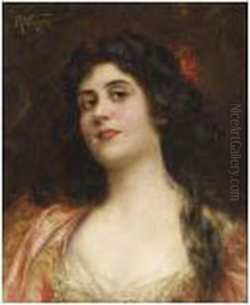 A Dark-haired Beauty - view 1
