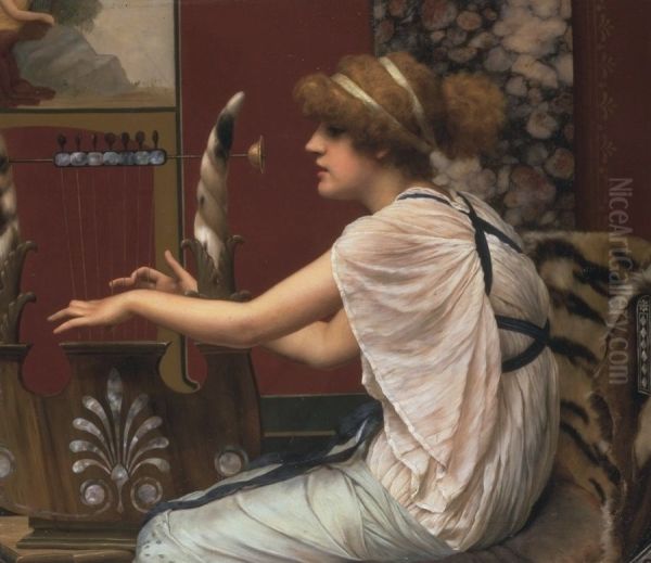 Erato At Her Lyre - view 1