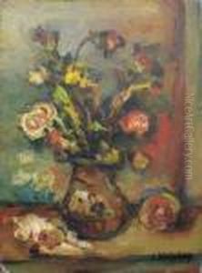 Fleurs Et Pommes by Leon Weissberg