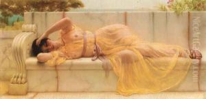 Girl In Yellow Drapery