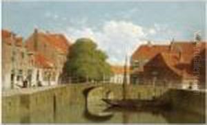 A View Of Amersfoort by Jan Weissenbruch