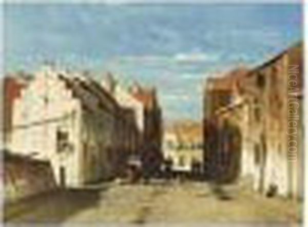 Figures In The Streets Of Rhenen - view 1