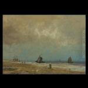 Beach Scene by Willem Johannes Weissenbruch