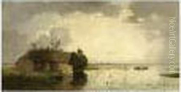 Farm In A River Landscape - view 1