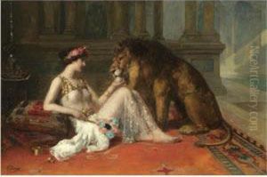 Her Favourite Pet by Adolphe Weisz
