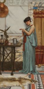 His Birthday Gift by John William Godward