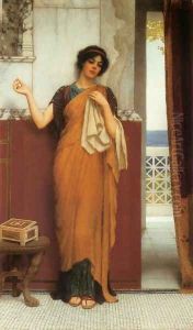 Idle Thoughts by John William Godward