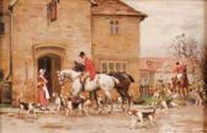 The Hunt Meet by John Sanderson Wells