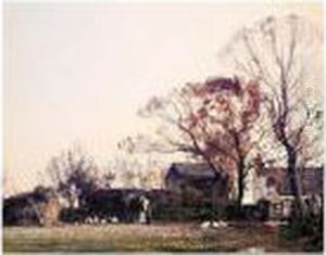 Near The Farmhouse by William Page Atkinson Wells