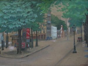 Boulevard St. Michel, Paris by Albert Wenbaum
