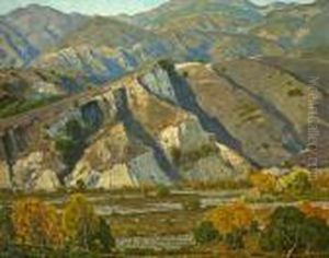 At The Base Of The Mountains by William Wendt