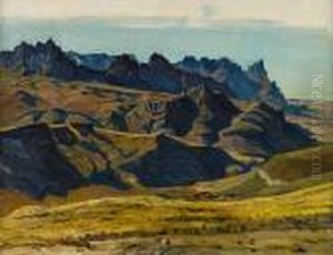 California Mountain Range by William Wendt