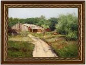 Ranch Structure And Road
