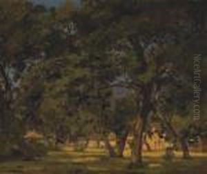 Summer In The Park, Del Monte by William Wendt