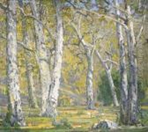 The Old Oak Grove by William Wendt