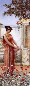 An Idle Hour by John William Godward