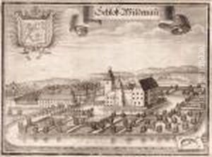 Ansicht Von "schlos Wildenau" by Michael Wening