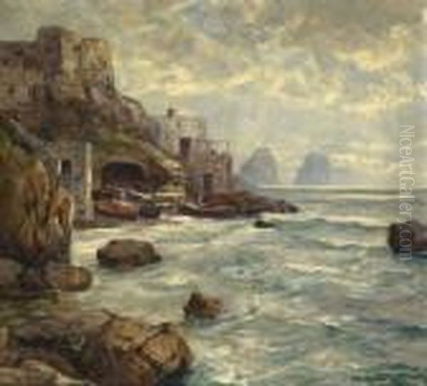 Fischerdorf An Der Kuste Von
Capri. - view 1