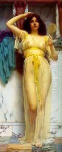 The Necklace 1914 by John William Godward