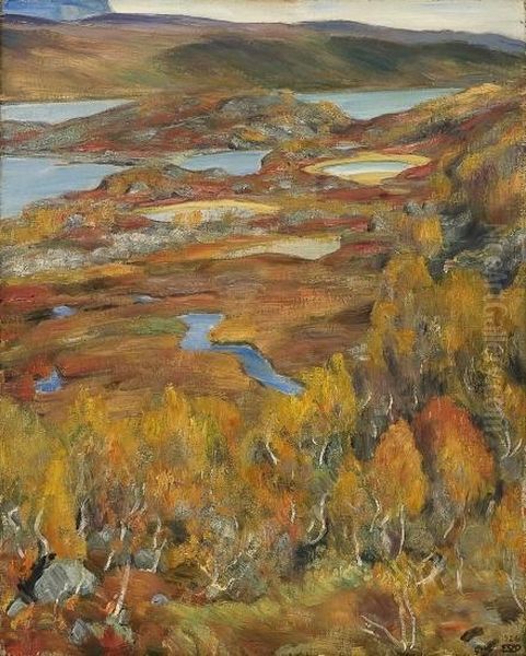High Mountain, Fall Haugastol - view 1