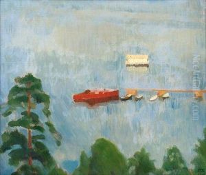 Fra Lysakerfjorden 1915 Fra Lysakerfjorden 1915