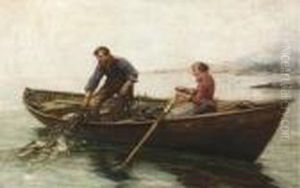 Bringing In The Catch by Oscar Wergeland