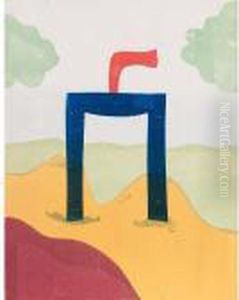 At The Grave Of The Unknown Dutch Soldier (martinet 42-g3) by Henrik Nicolaas Werkman