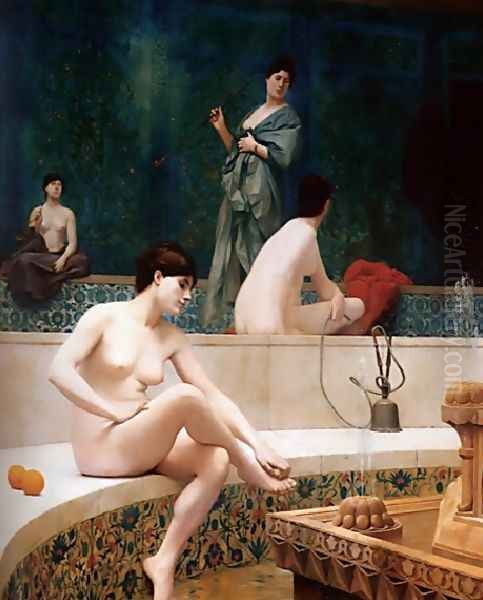 A Bath, Woman Bathing Her Feet (or Harem Pool) - view 1