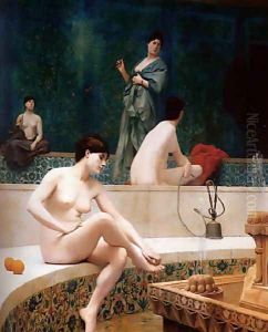 A Bath, Woman Bathing Her Feet (or Harem Pool)