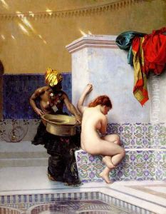 Bain turc ou Bain maure (deux femmes) (Turkish Bath or Moorish Bath (Two Women))