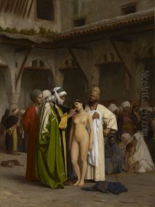 Slave Market (or For Sale) by Jean-Leon Gerome