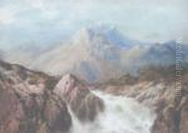 Waterfall In The Romsdall - view 1