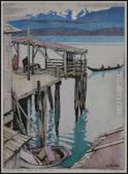 Jim King's Wharf, Alert Bay, Bc - view 1