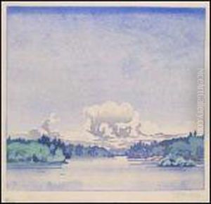Winnipeg River At Minaki by Joseph Walter West
