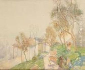 Rural Life By The Mediterranean by Joseph Walter West