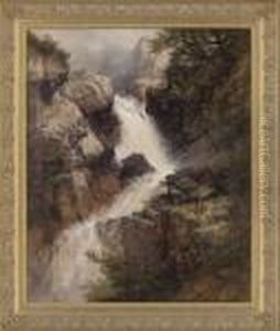 The Waterfall by William Edward West