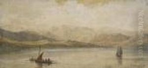 Boats In A Lakeland Landscape
