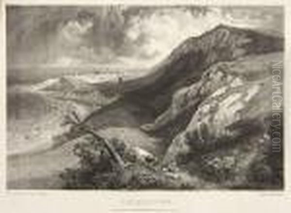 Charles Hullmandel And James 
Duffield Harding. Britannia Delineata, Comprising Views Of The 
Antiquities, Remarkable Buildings And Picturesque Scenery Of Great 
Britain. Kent - view 1