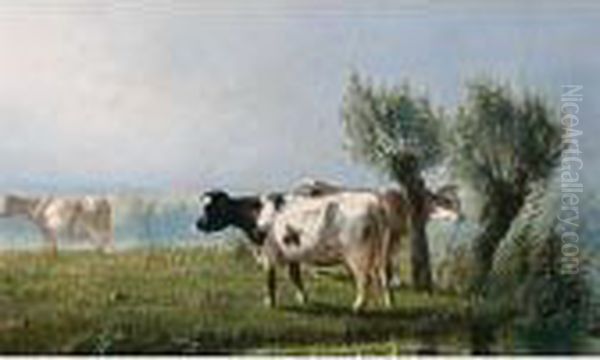 Cows In A Meadow - view 1