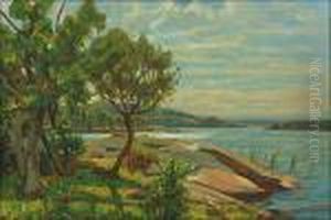 Idyllic View From The Aland Islands by Victor Westerholm
