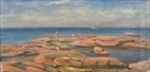 Rantakallioita Ahvenanmaalla. by Victor Westerholm