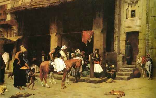 A Street Scene In Cairo - view 1