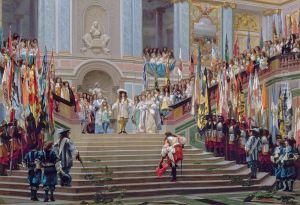 The Reception for Prince Conde at Versailles