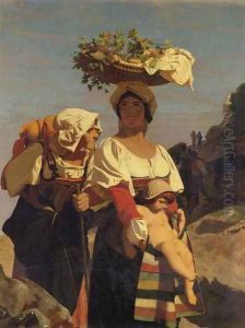 Two Italian Peasant Women and an Infant