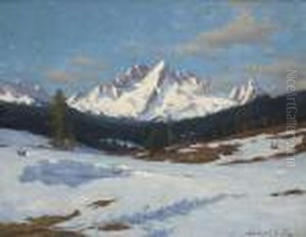 "winter In Klais Mit
Wetterstein". - view 1